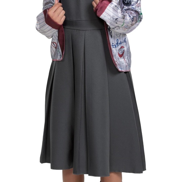 Junior Cruella Costume SIZE 7/9 JR Girls Teen NWT 101 Dalmatians Halloween Fit - Picture 5 of 8